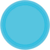 Caribbean Blue Party Round Paper Plates, 8 Ct. | Party Tableware